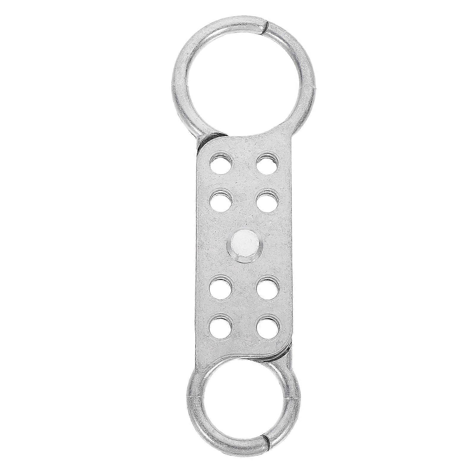 Aluminiumschloss Mit 8 Löchern, Verriegelungs- Und Kennzeichnungsvorrichtung, Sicherheitsvorhängeschloss-15x3.5x0.5cm-silver