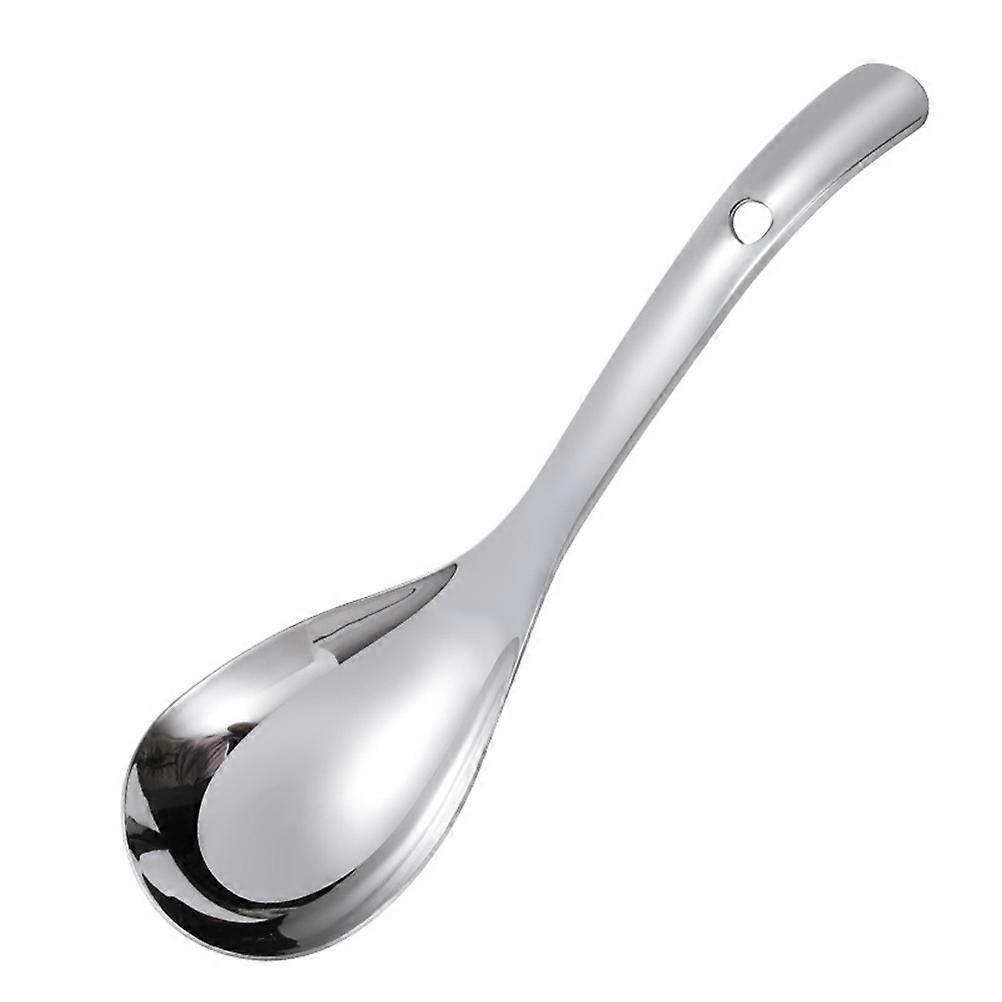 1 Stück Reislöffel/schöpfkelle Aus Edelstahl Mit Langem Griff, Küchengeschirr Für Zuhause Und Restaurant (silber)-236.8 Cm-silver