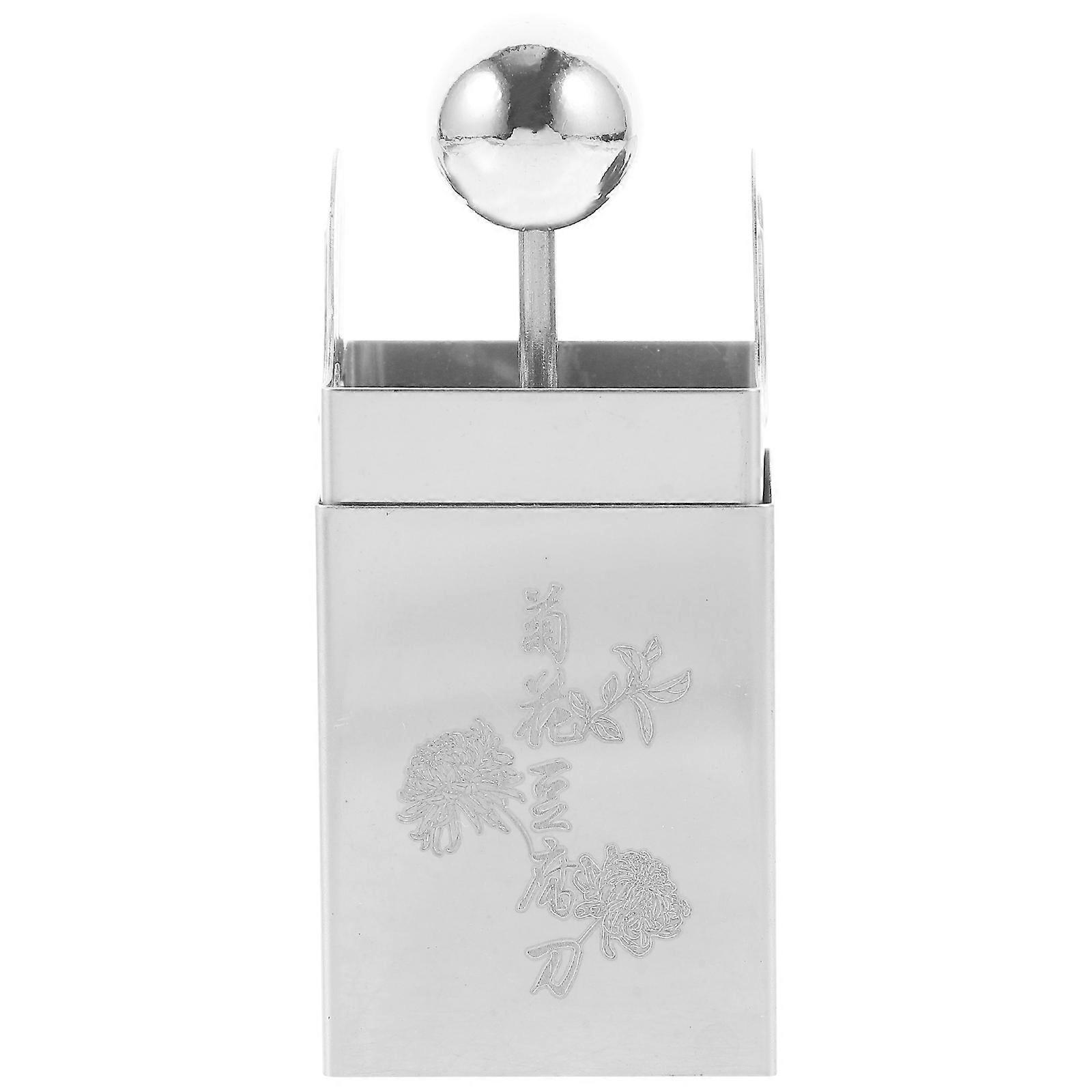 Tofuschneider Aus Edelstahl, Praktischer Küchen-tofuschneider-8x4x4cm-silver