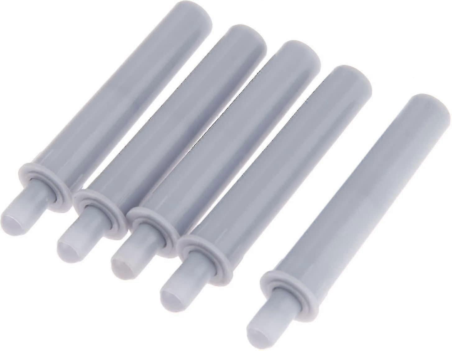 Schrank-druckverschlüsse, Graue Soft-close-schließer, Kunststoff-dämpfer Für Küchenschubladentüren (grau) (10 Stück)