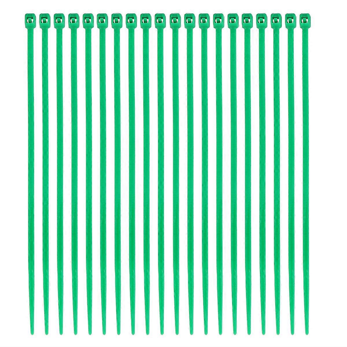 1000 Stück 3x100mm Selbstsichernde Nylon-kabelbinder Mehrzweck-befestigungselemente Zur Kabelorganisation Produktverpackung (grün)-100.3cm-green