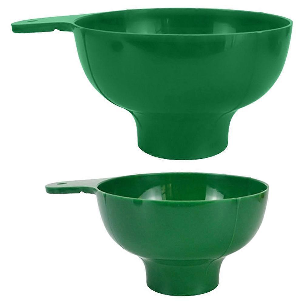 Stück Kunststoff-gewürztrichter Mit Breiter Öffnung Für Küchen- Und Einmachgläser-16.30x12.10x7.60cm-green
