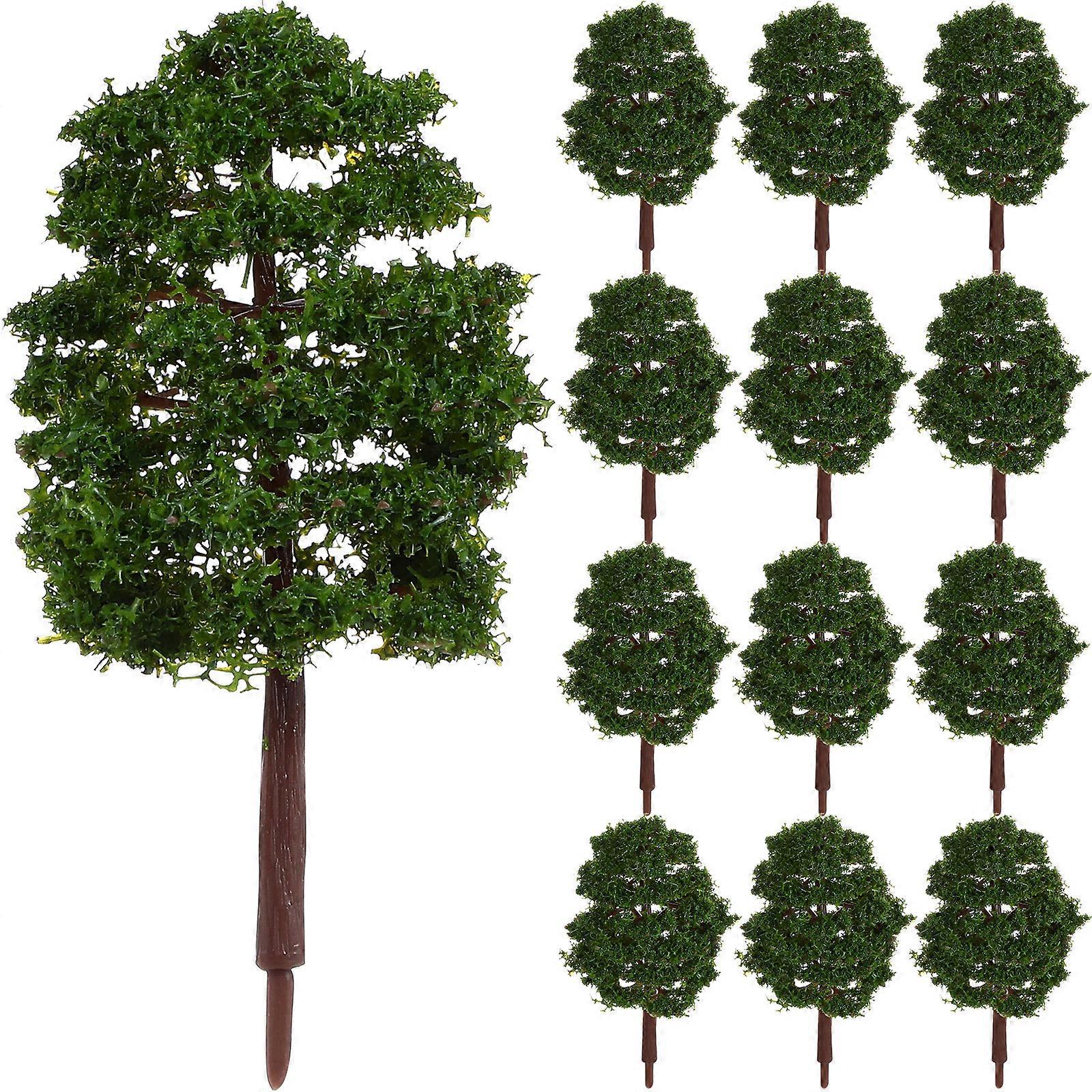 20 Stück 9 Cm Große Landschaftsmodellbäume (grün)-green