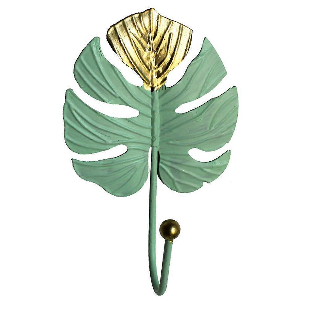 1 Stück Mini-blattform-haken, Wandhaken, Kleiderhaken, Wandhaken Für Zuhause (grün)-12x7.5cm-green