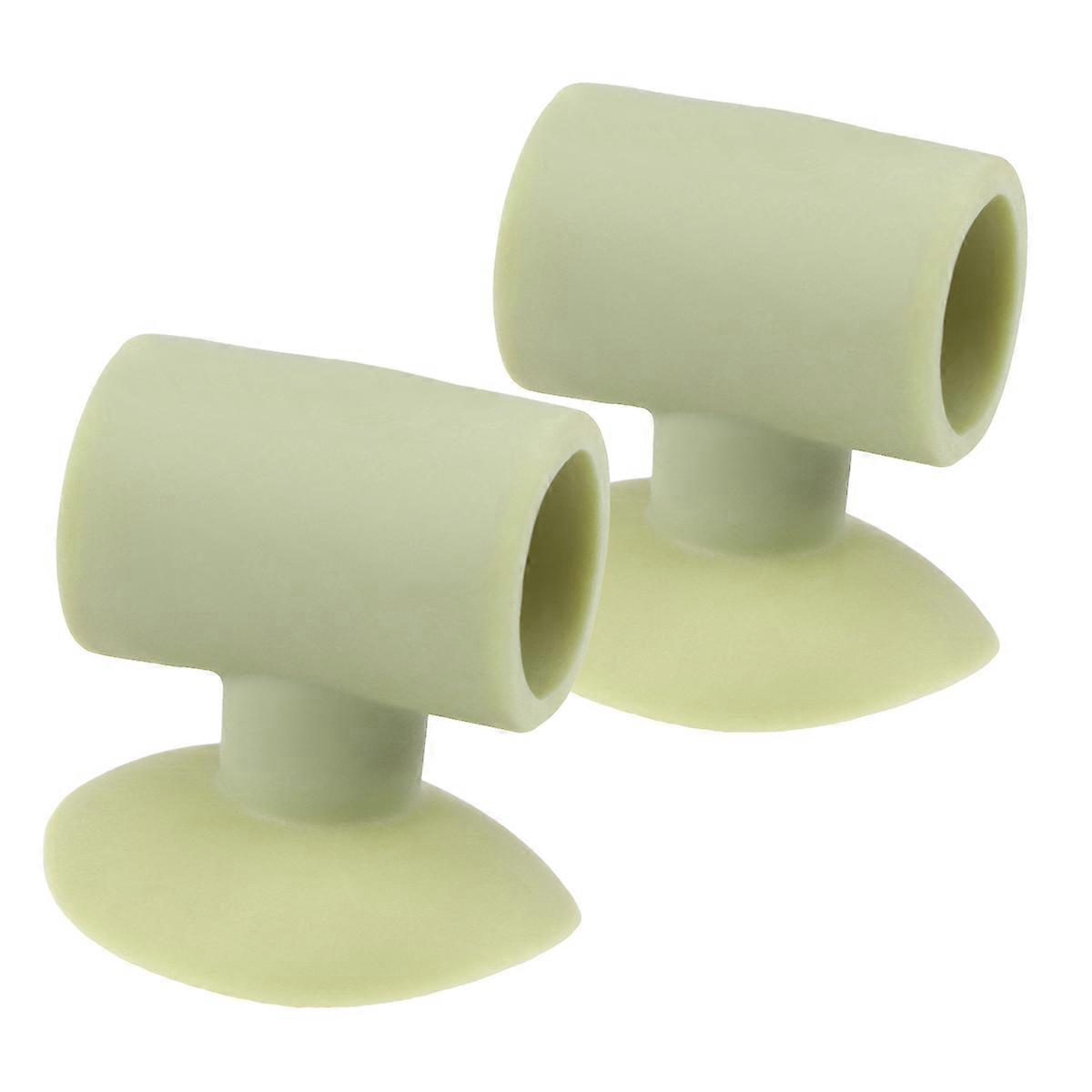 Stück Silikon-antikollisionssauger Für Haustürgriffe, Türschutzpad, Geräuschdämpfende Saugmatte (grün)-4.00x4.00x4.00cm-green