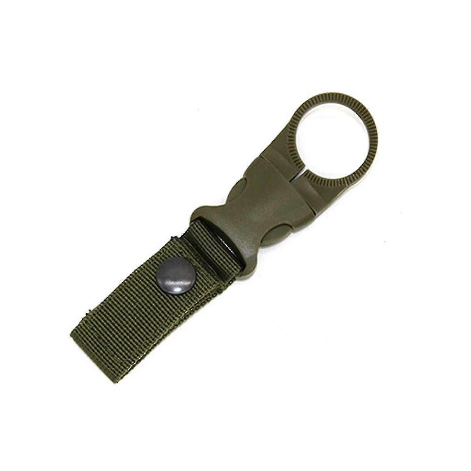 Tragbarer Wasserflaschenhalter Für Den Außenbereich Mit Ring Und Schnalle – Grün