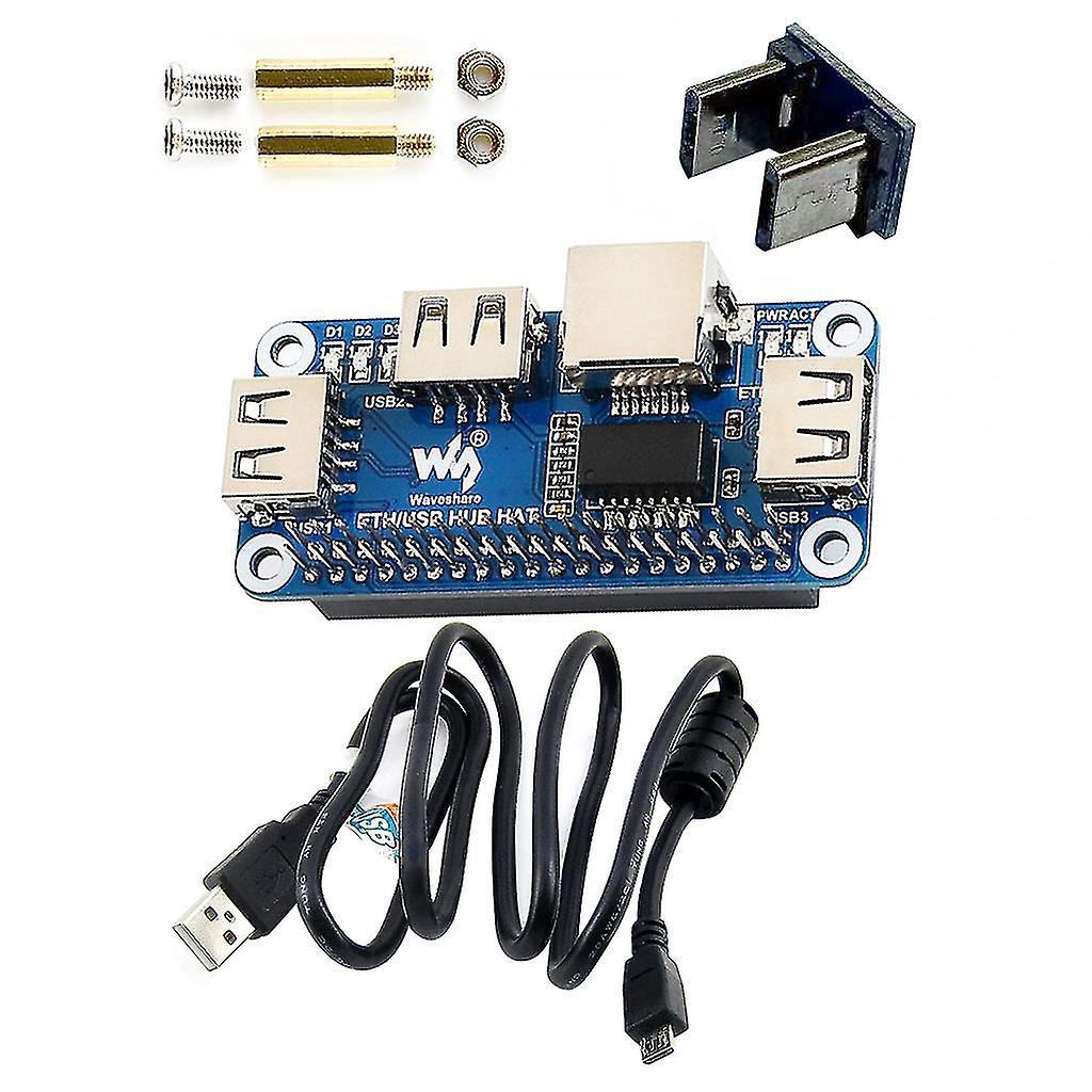 Raspberry Pi 4b/zero W Usb-zu-ethernet-rj45-netzwerkport-usb-hub-splitter