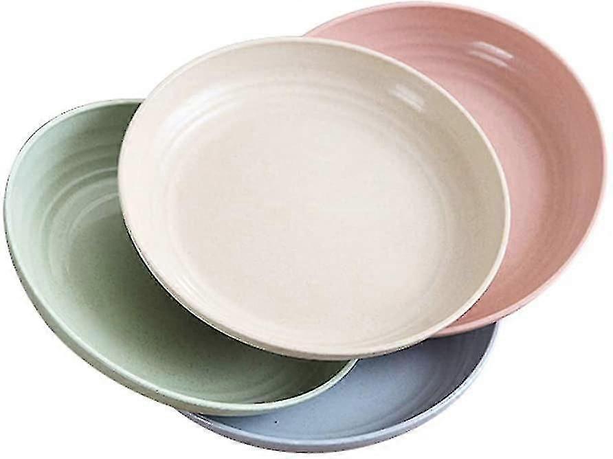 4-teiliges 20 Cm Weizenähren-speiseteller-set, Mikrowellen- Und Spülmaschinengeeignet