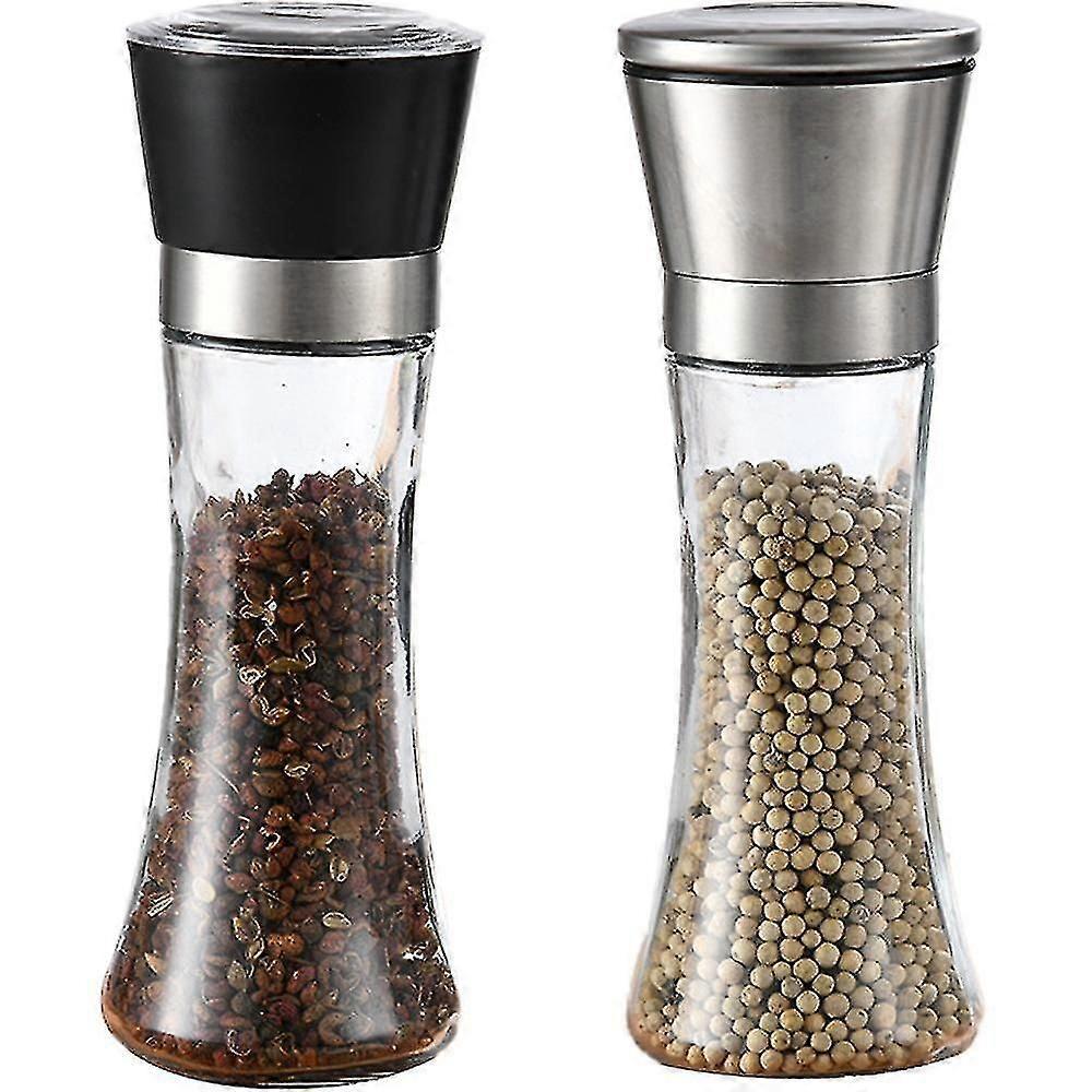 Premium-salz- Und Pfeffermühlen-set Aus Edelstahl