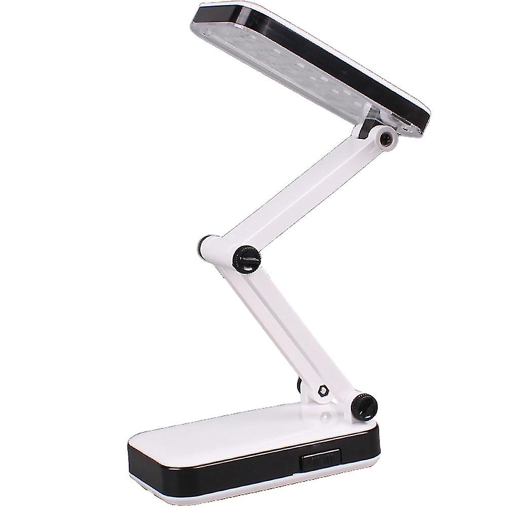 Faltbare, Wiederaufladbare Schreibtischlampe Mit Augenschutz Für Studentenwohnheime-white