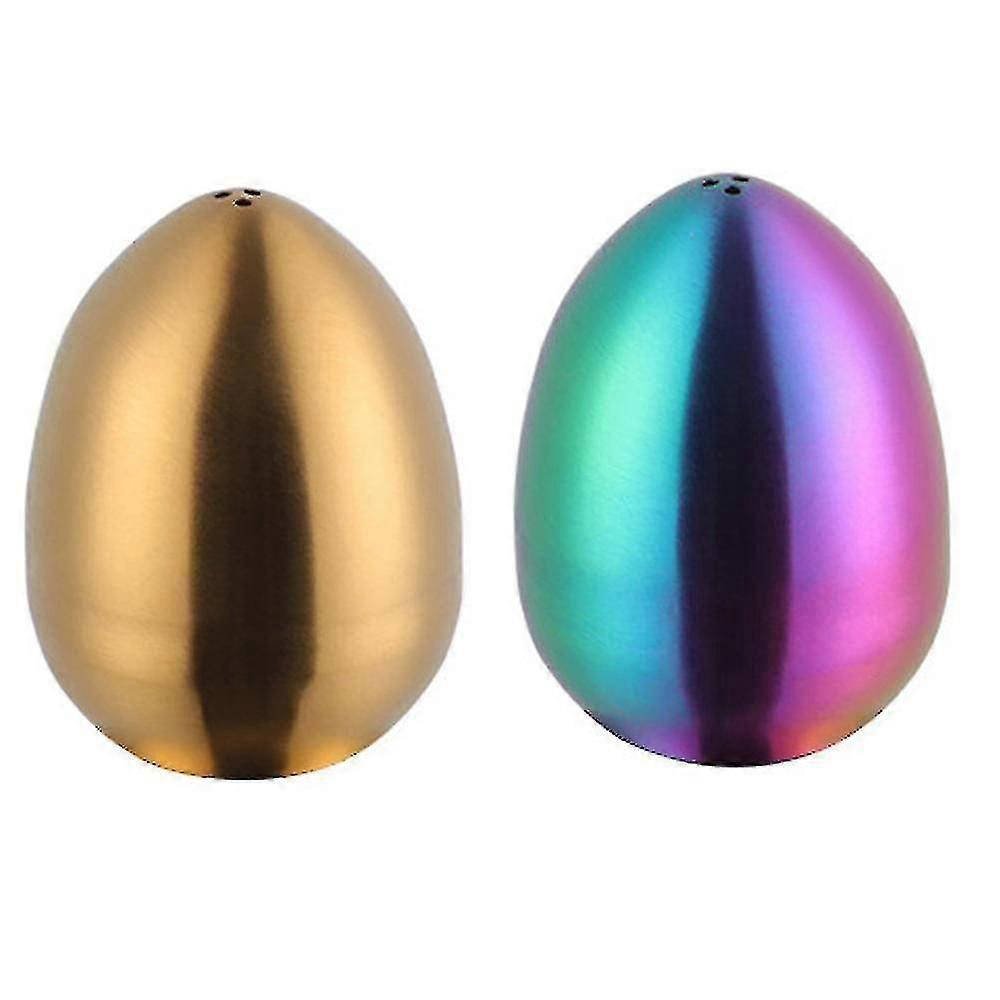 Gewürzglas Aus Edelstahl, Küchensalz- Und Pfefferstreuer Mit Drei Löchern - 26-gold Magic Color