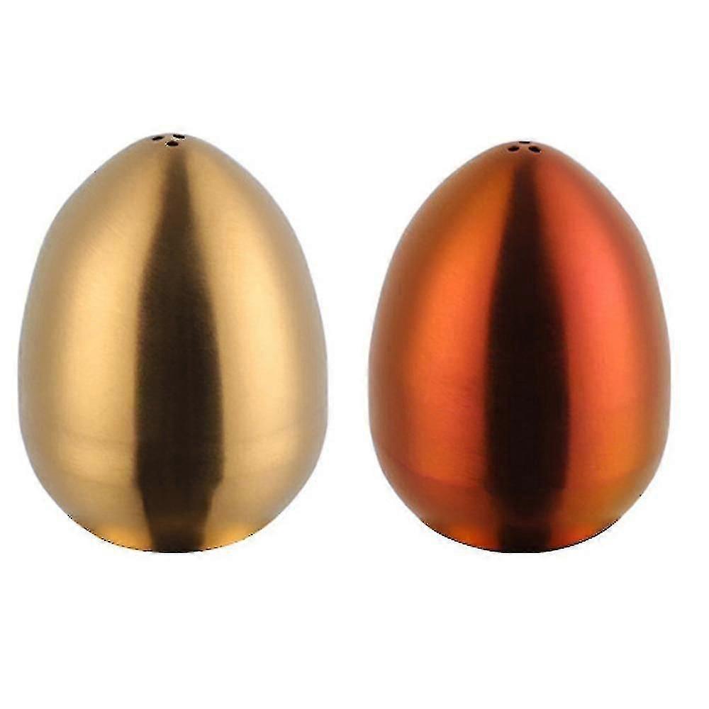 Gewürzglas Aus Edelstahl, Küchensalz- Und Pfefferstreuer Mit Drei Löchern - 26-gold Magic Red