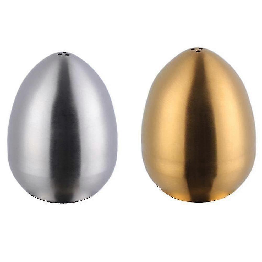 Gewürzglas Aus Edelstahl, Küchensalz- Und Pfefferstreuer Mit Drei Löchern - 26-natural Color Gold