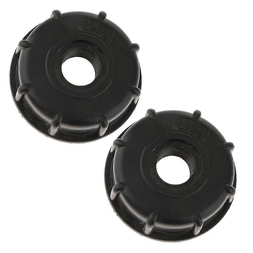 Ibc-wasserbehälter-adapter-schlauchkappe Für 60-mm-auslass (0,75 Zoll + 1 Zoll), 6 Stück