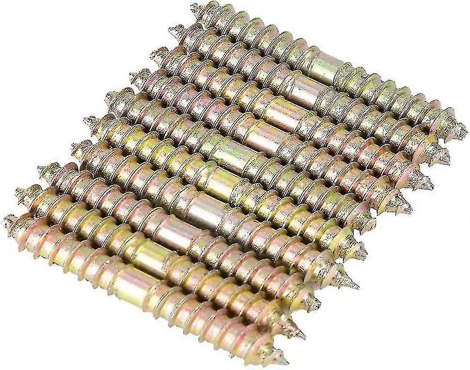 10 Stück Doppelseitige Linsenkopfschrauben, Möbelverbinder, Bolzen, Stangen, 6 X 50 Mm
