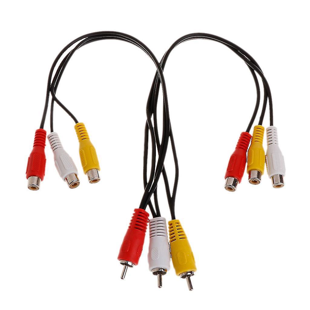 3-cinch-stecker Auf 6-cinch-buchse Computer-kabeladapter