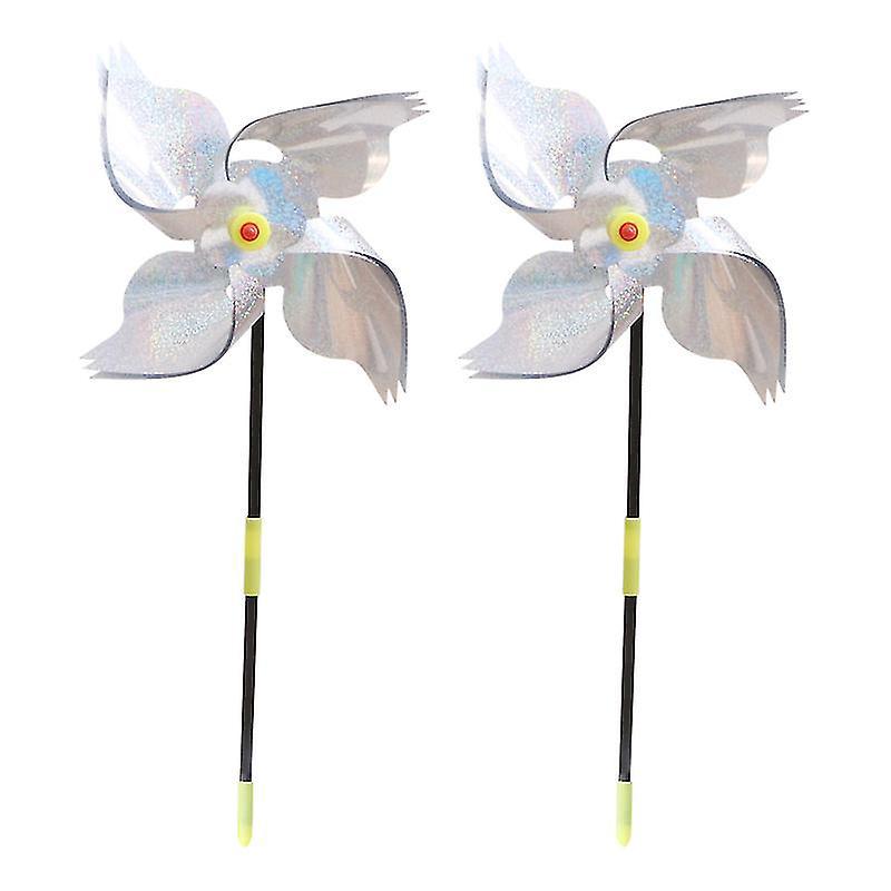 2 Stück Gartenwindmühlen