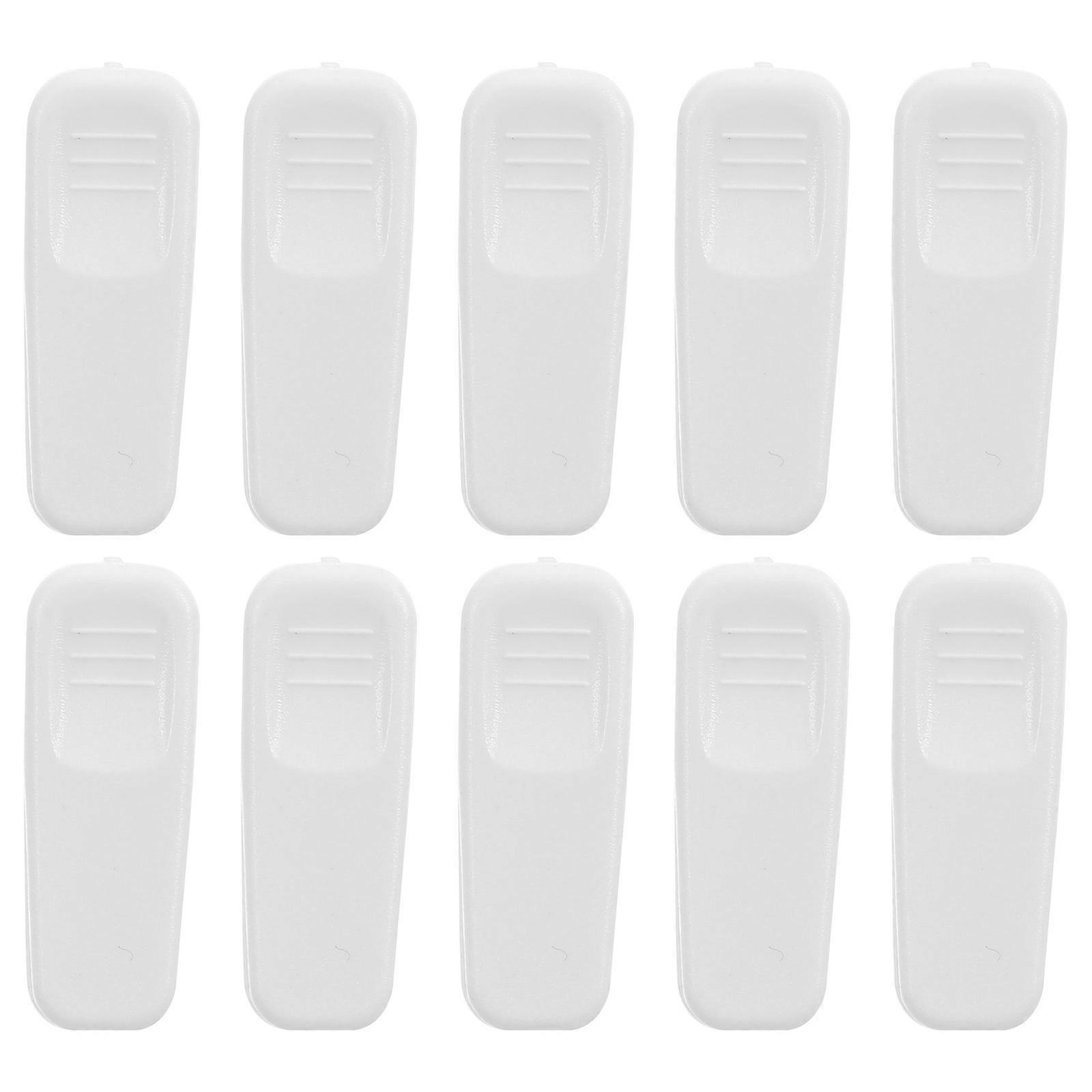 10 Stück Kopfhörerkabelclips, Kabelorganisator Für Kopfhörer Und Mikrofonkabel-2.50x0.80x0.80cm-white