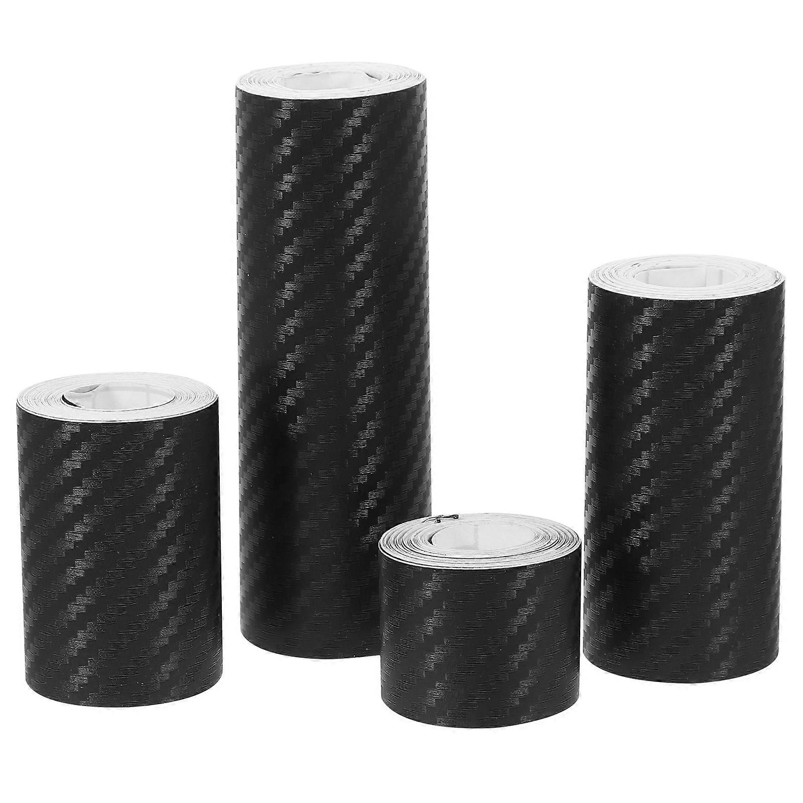 Rollen Reflektierendes Klebeband, Warnaufkleber Für Autos, Abnehmbarer Aufkleber, Schutzfolie-300.00x10.00x0.01cm-black