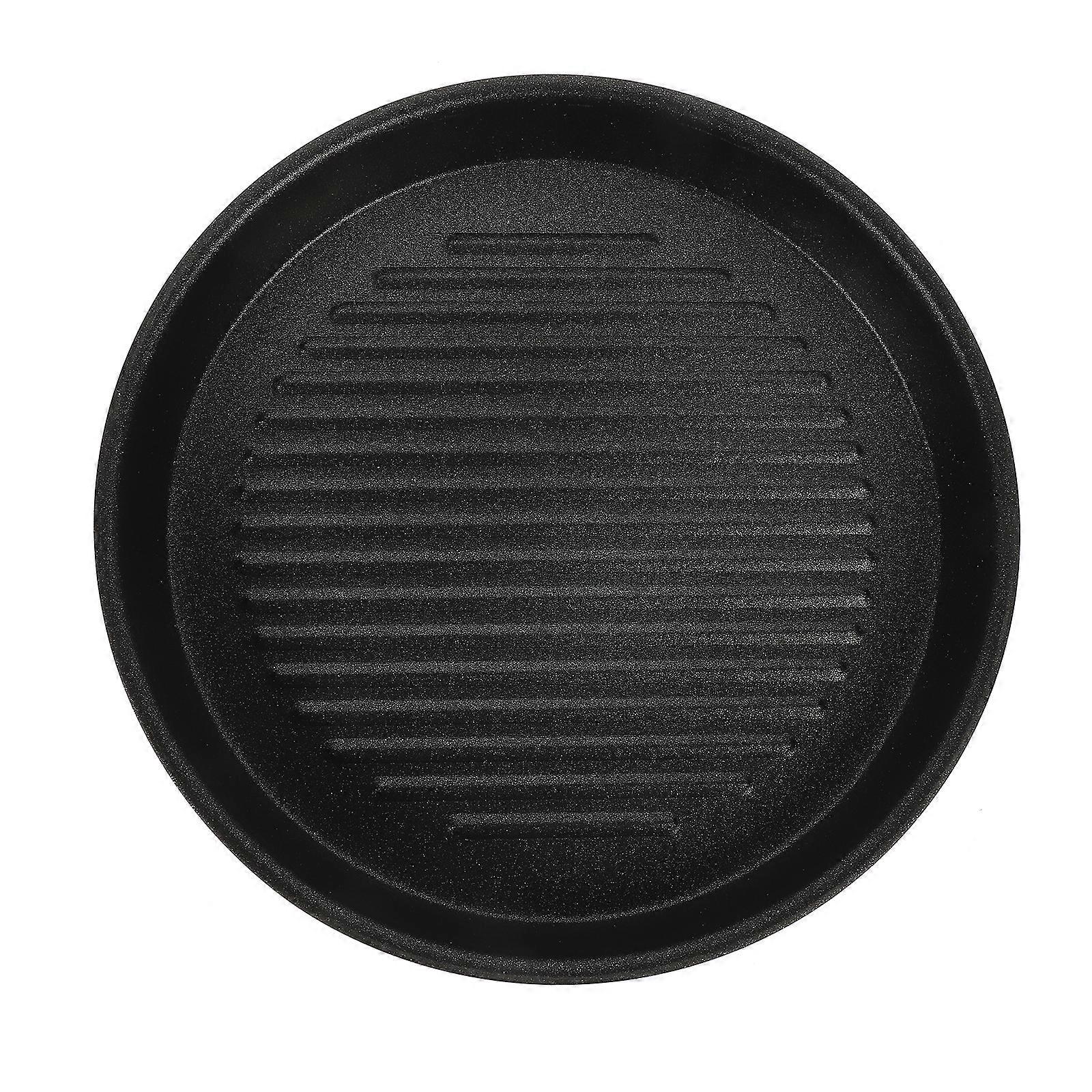 Antihaft-grillpfanne, Outdoor-grillpfanne, Aluminium-steakpfanne, Camping-grillpfanne-21.50x21.50x2.50cm-black