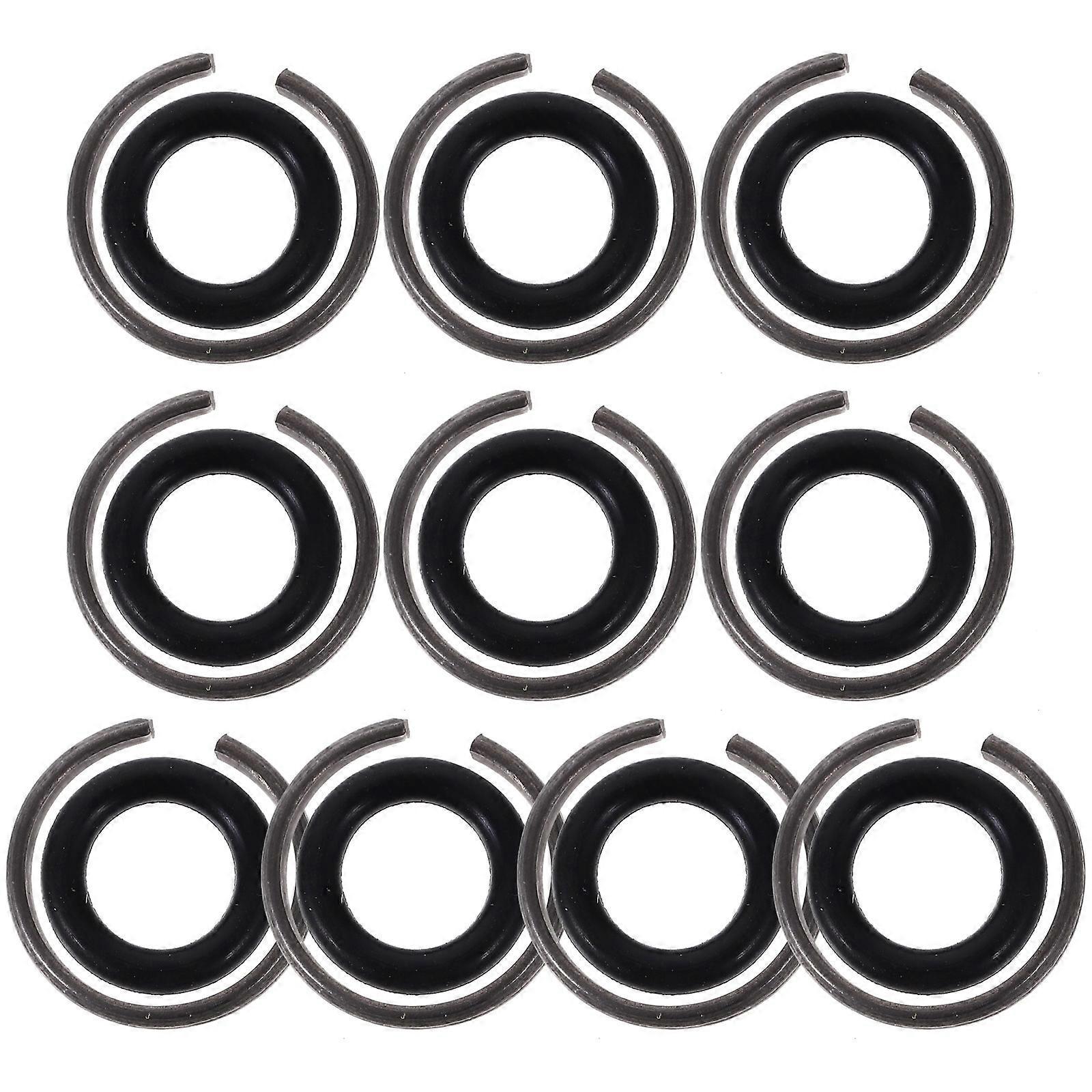 10er-set Schraubenschlüsselringe, Ersatzringe, Sicherungsringe, Stoßdämpferringe, Reibungsringe-1.34x1.34x0.20cm-assorted Color