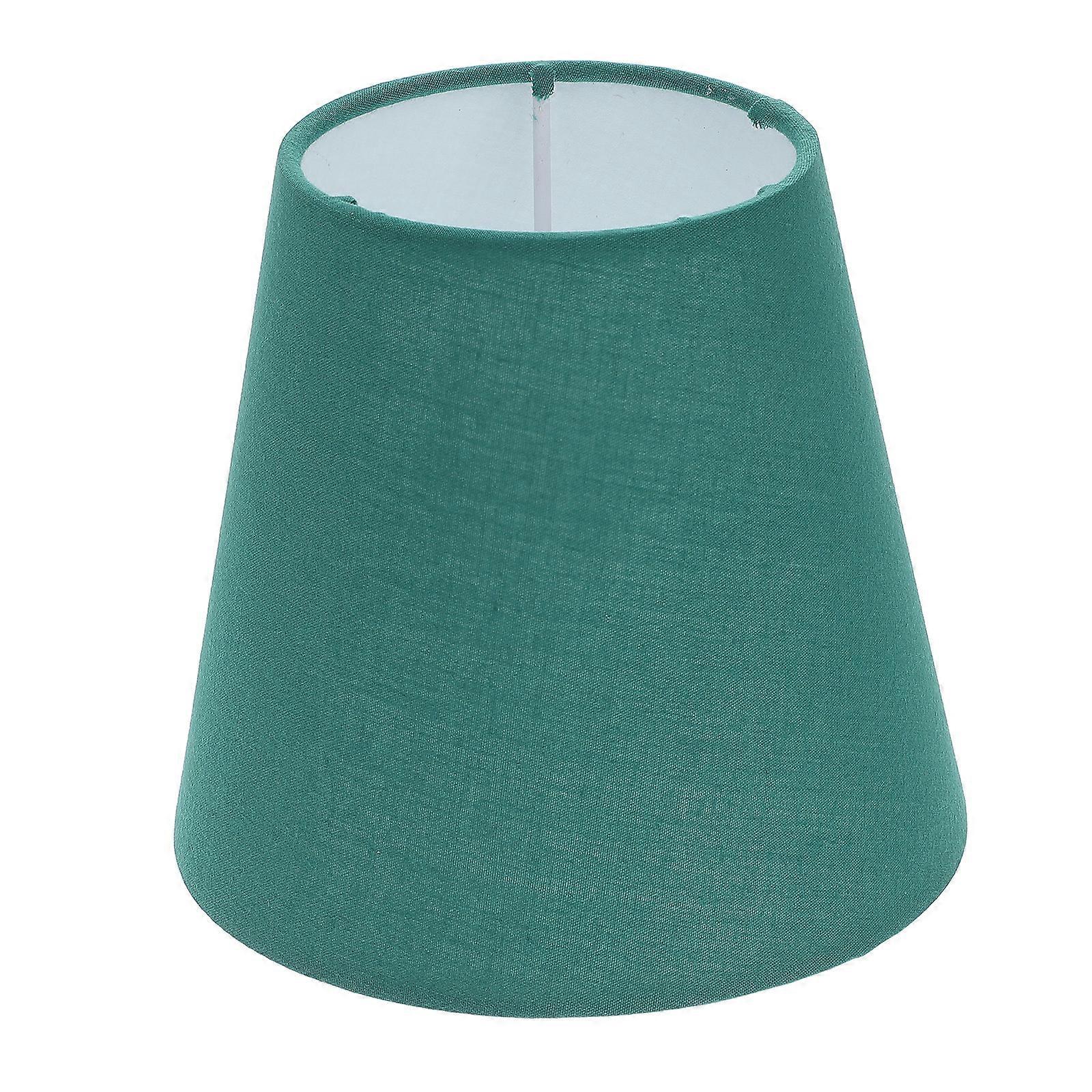 Kronleuchter-lampenschirm, Stofflampenabdeckung, Hängelampenschirm, Deckenlampenabdeckung-14.00x14.00x13.00cm-green