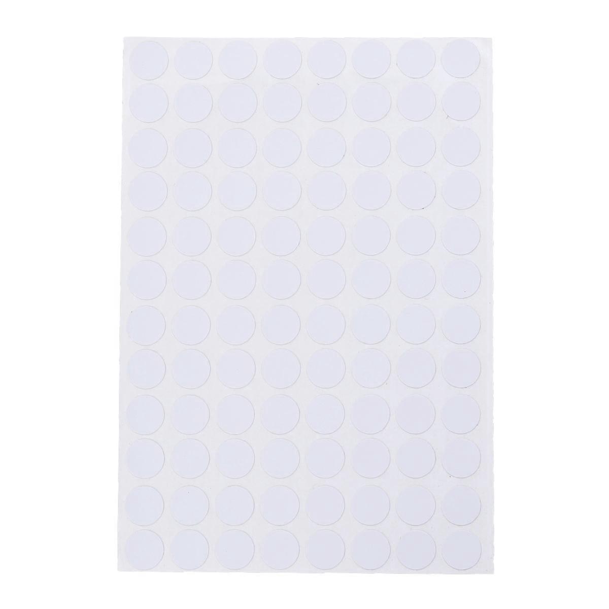 96 Stück/blatt Wasserdichte Schraubenlochabdeckungen Rutschfeste Schraubenlochkappen 15 Mm Dekorative Aufkleber (01)-20.50x14.50x0.10cm-white