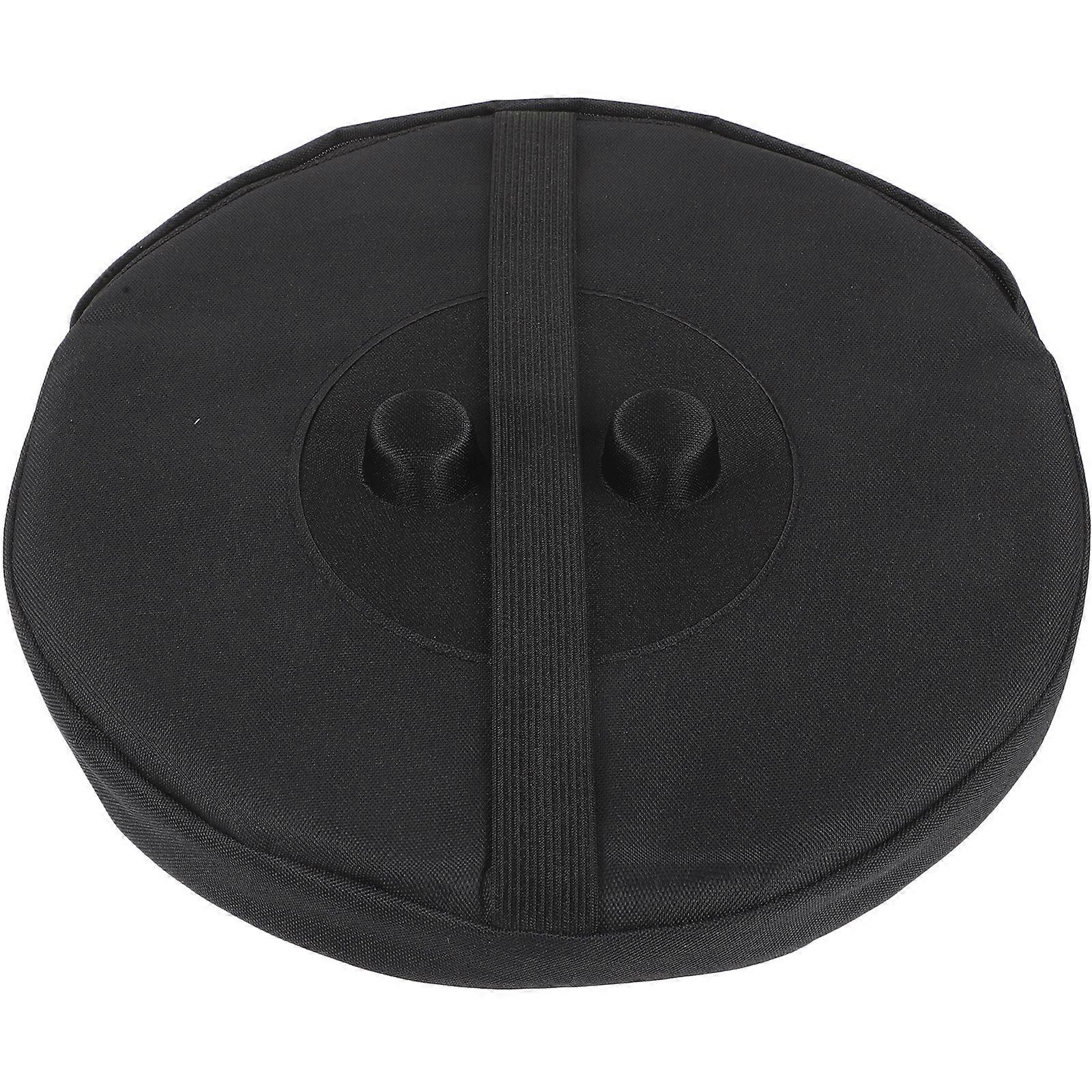 Campinghocker-kissen, Klapphocker-sitzkissen, Outdoor-klapphocker-kissen-24.50x24.50x5.00cm-black