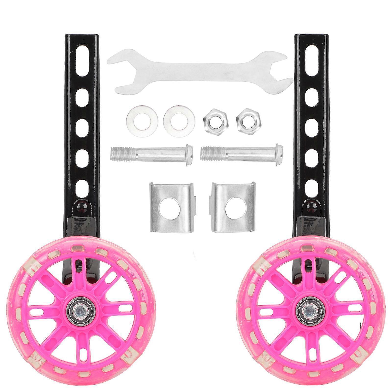 2 Stück Fahrradräder Flash Zusatzräder Für Kinderfahrräder, Kompatibel Mit 12-20 Zoll Fahrrädern-11x11cm-assorted Color2