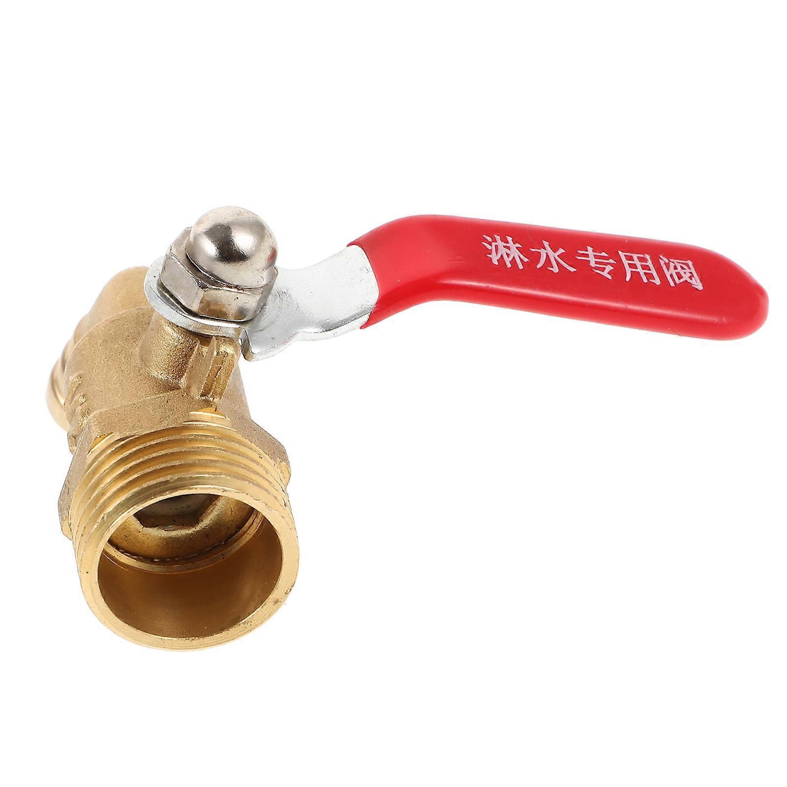 Kugelhahn 1/2 Zoll Wasserfilterventil Bewässerungsrohr-anschlusssystemventil-6.00x5.00x3.50cm-golden