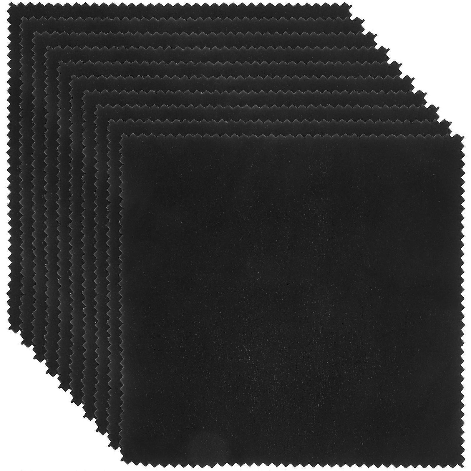 10 Stück Wiederverwendbare Klavierreinigungstücher Für Violine, Bassgitarre Und Klavier-15x15x0.1cm-black