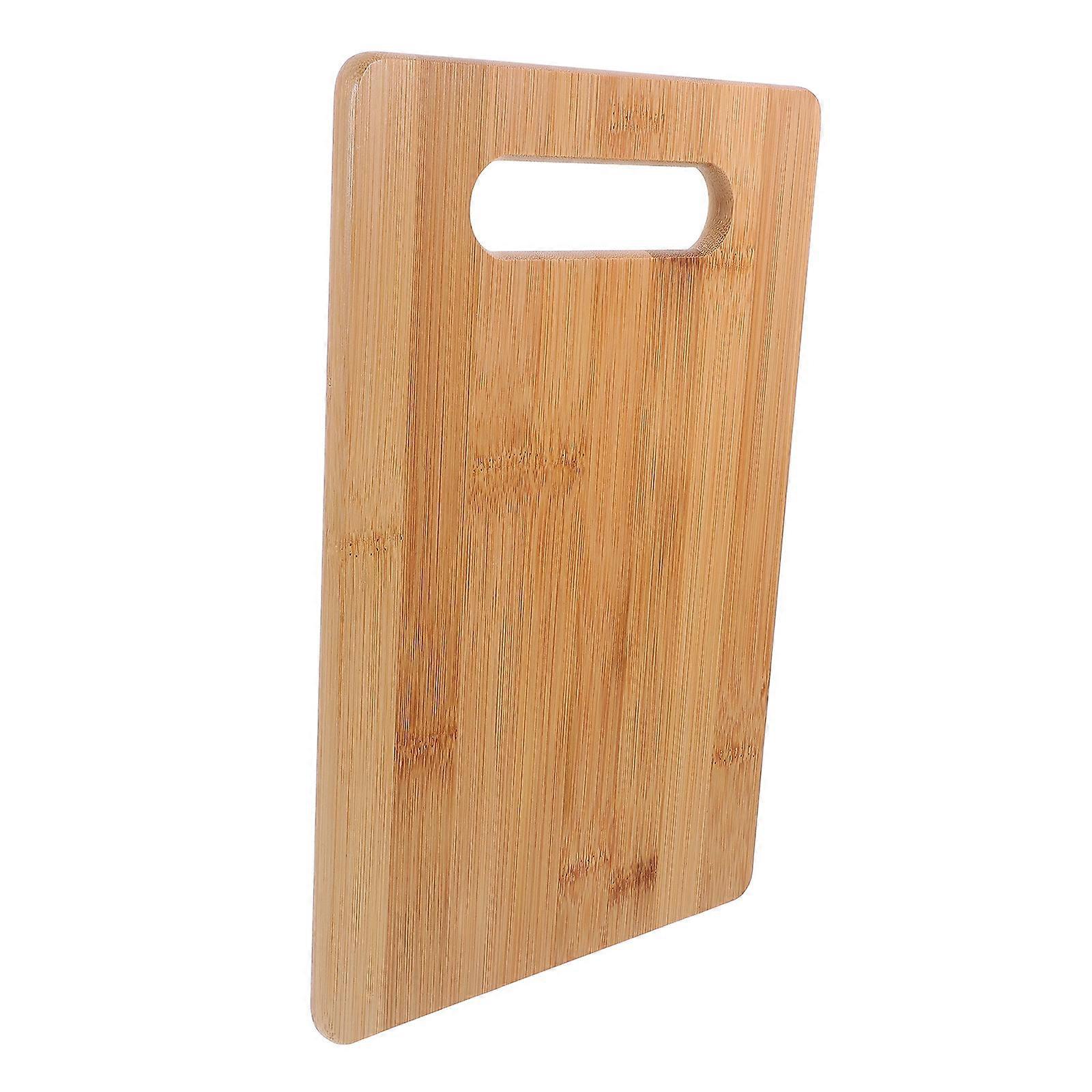Hängendes Bambus-schneidebrett, Rechteckiges Schneidebrett Für Die Küchenarbeitsplatte-27.00x18.00x1.20cm-khaki