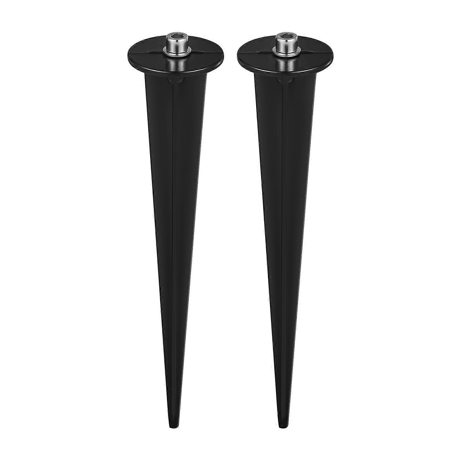 Uonlytech 2 Stück 16 Cm Erdspieße Für Flutlichter, Rasenleuchten-erdstopfen Mit M5-schrauben, Zubehör Für Außenstrahler, Gartenwege Und Rasen