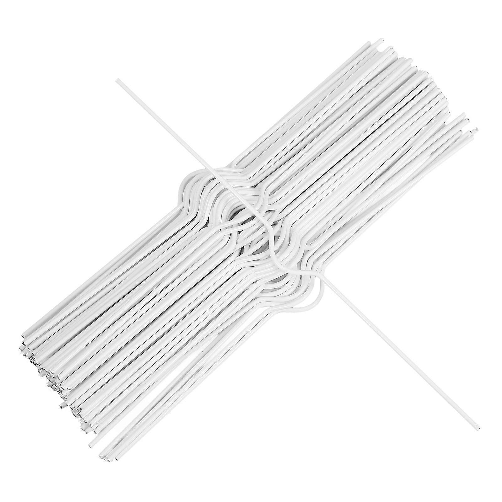 100 Stück Kalenderhaken, Kalenderbinderhaken, Hängekalenderhaken, Binderhaken-20.00x0.10x0.10cm-white