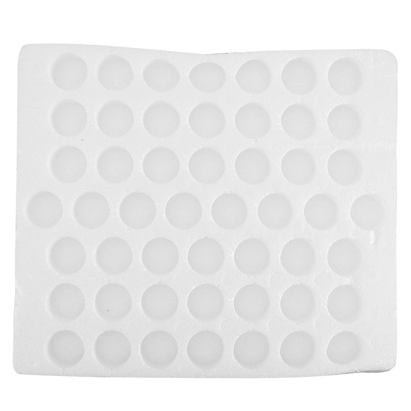 Reagenzglashalter Schaumstoff-reagenzglasgestell Zentrifugenröhrchenständer Probenreagenzglas-organizer (50 Löcher)-24.50x21.30x3.50cm