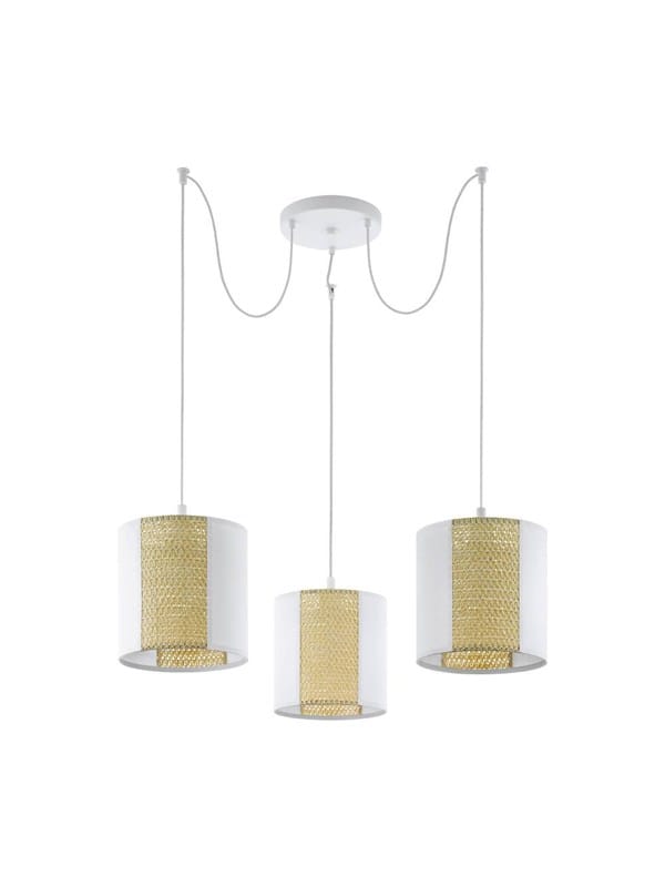 EGLO ANHEM CLUSTER 3L E27 WEISS/SEEGRAS/PAPIER