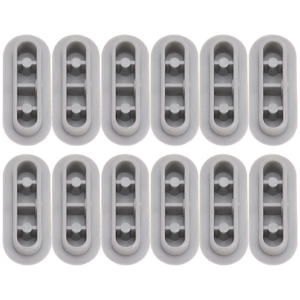 12 Stück Wc-sitzdichtungen, Wc-sitzpolster, Wc-sitzpuffer Für Zuhause-4.5x2cm-grey