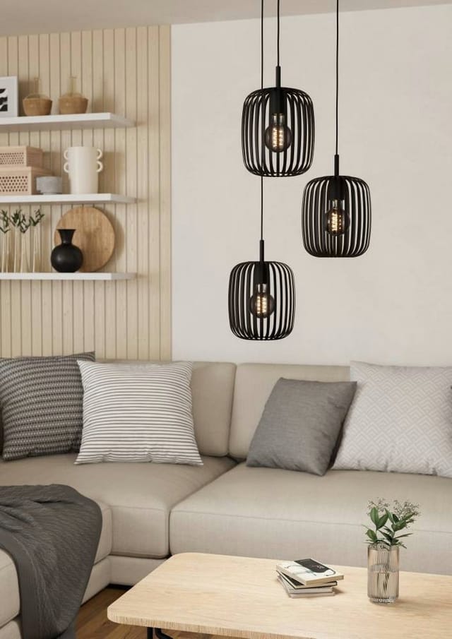 EGLO ROMAZZINA CLUSTER 3XE27 SCHWARZ