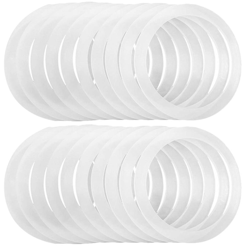 20 Stück Silikonringe Für Einmachgläser, Dichtungsringe Für Vorratsgläser Im Haushalt-7x7cm-white