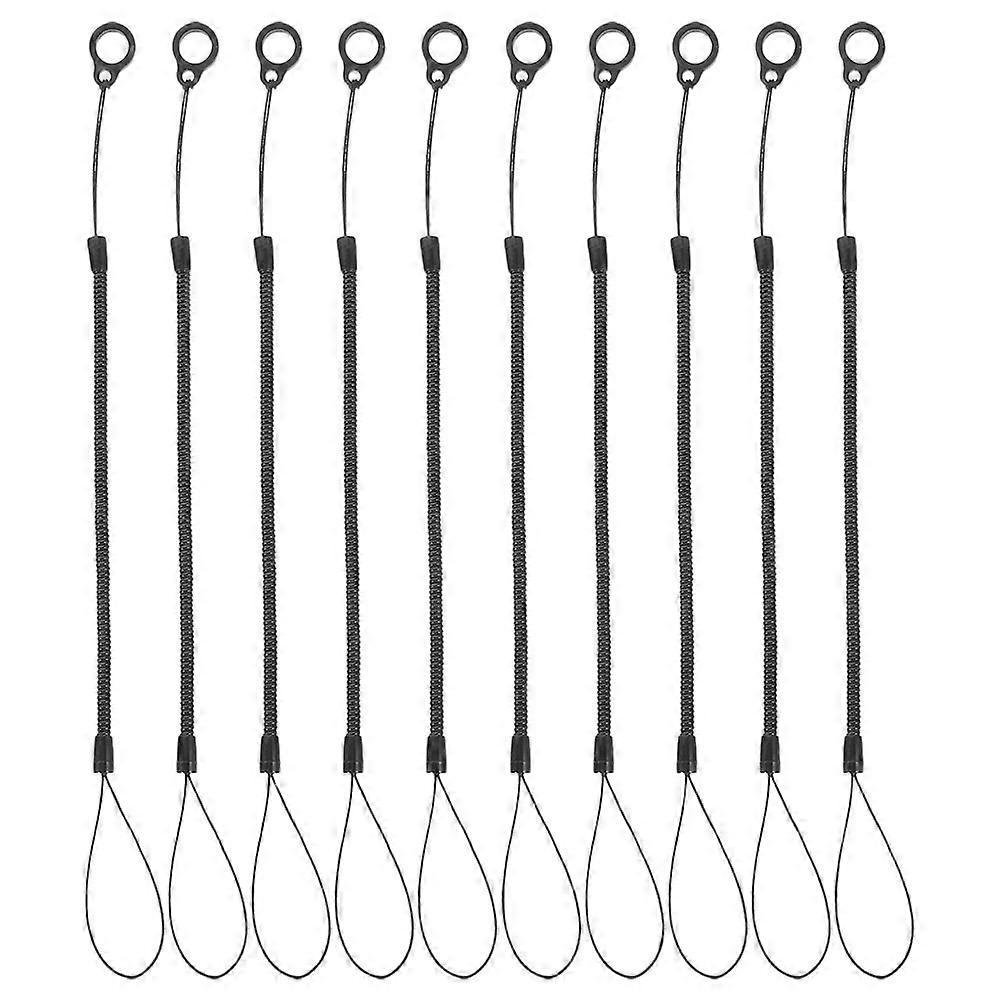 10 Stück Stiftsicherungsseile Zur Verhinderung Von Stiftverlust-22.50x1.30x0.50cm-black