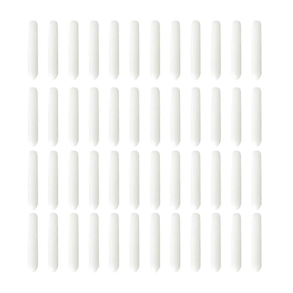 200-teiliges Universelles Geschirrspüler-korbreparaturset, Geschirrspüler-korbspitzenabdeckungen-2.50x0.30x0.30cm-white
