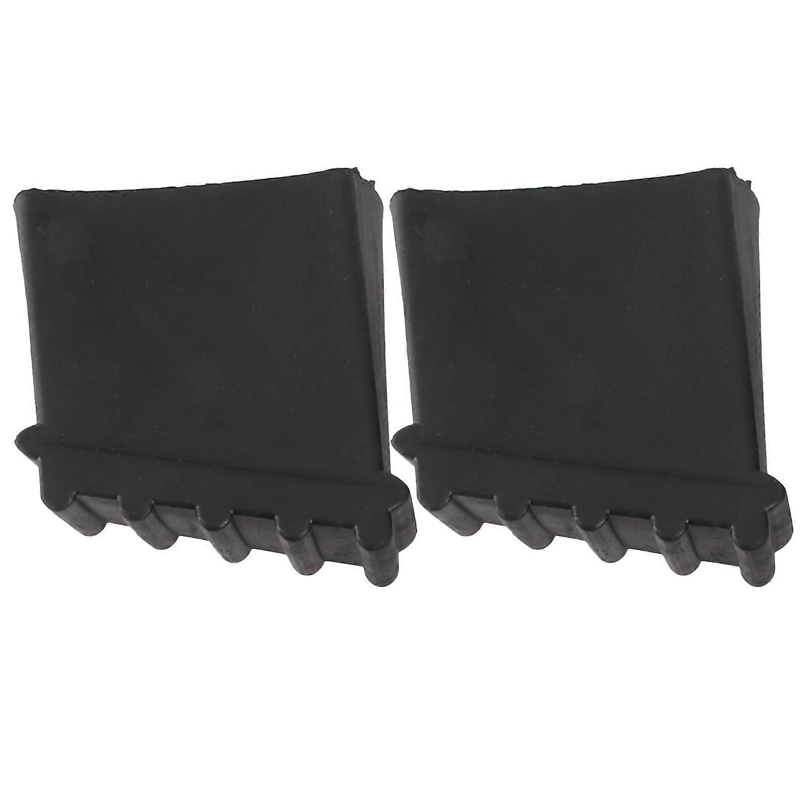 2 Stück Rutschfeste Leiterfüße Für Haushaltsleitern-5.00x5.00x2.50cm-black