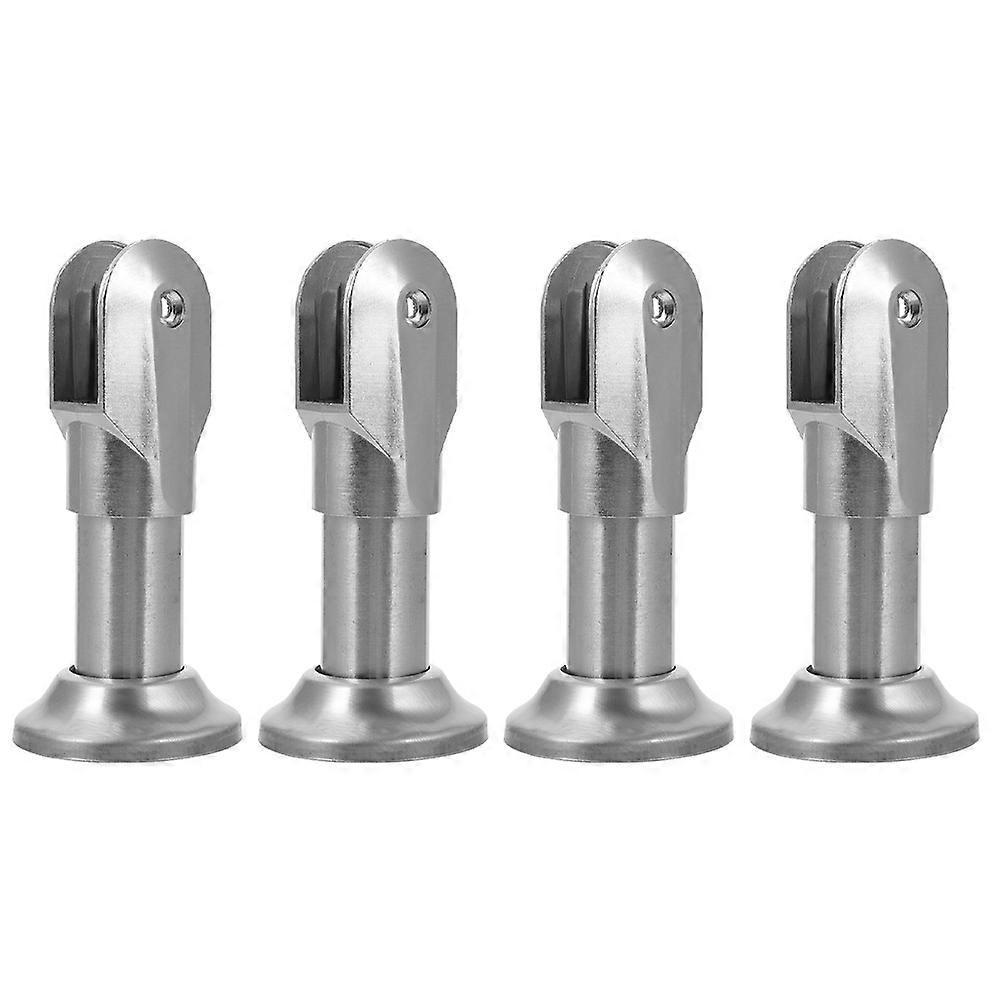 Stück Trennwandbeschläge Aus Edelstahl Für Öffentliche Toiletten-14.50x6.00x1.80cm-silver
