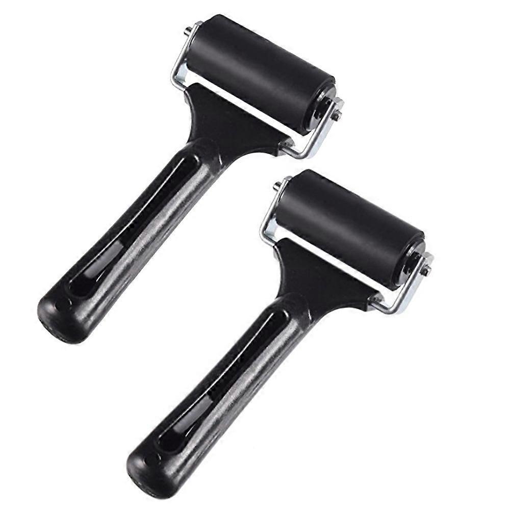 Stück Gummiwalzen Mit Robustem Metallrahmen Für Antirutschband, Bauwerkzeuge, Stempelwerkzeuge-15.00x6.00x4.00cm-black