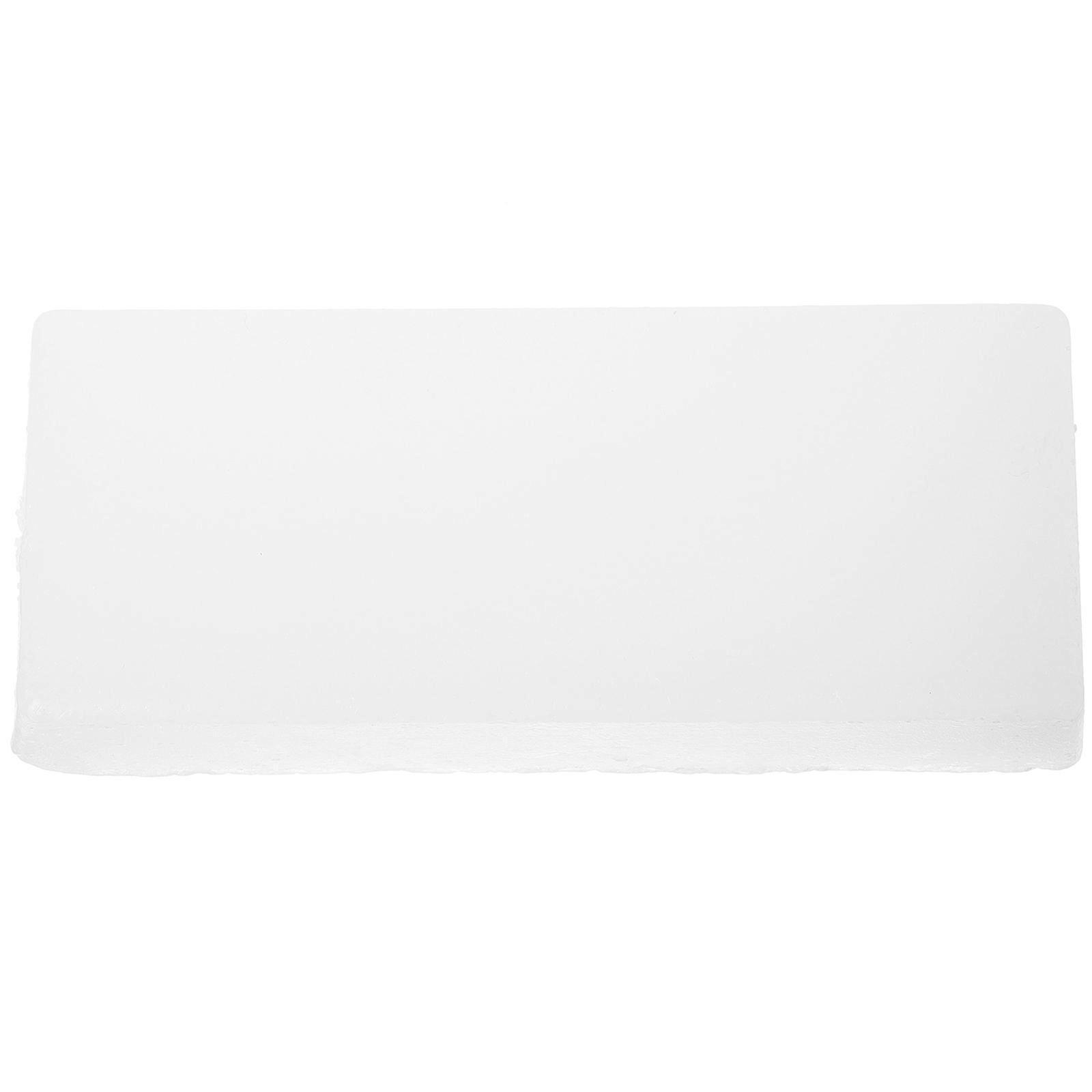Paraffinwachsblock, Wachsblock Zur Kerzenherstellung, Vielseitig Verwendbares Paraffinwachs, Praktischer Wachsblock Zum Polieren-14.30x5.80x3.00cm-white