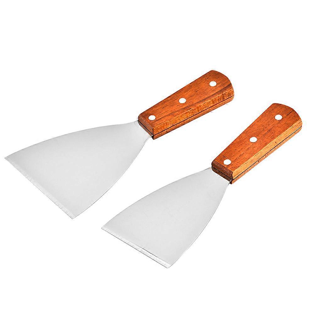 Stück Edelstahl-steakschaufeln, Küchenhelfer, Robuste Kuchenschaufeln-22.5x10x2cm