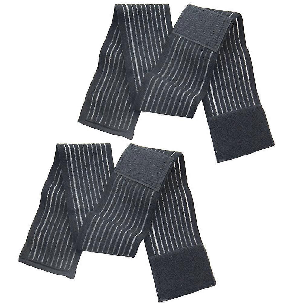 Stück Multifunktionale Kniebandage, Atmungsaktive Kompressions-kniebandage, Elastische Wundbinde Für Lauf- Und Basketballübungen-120.00x7.50x1.00cm-black