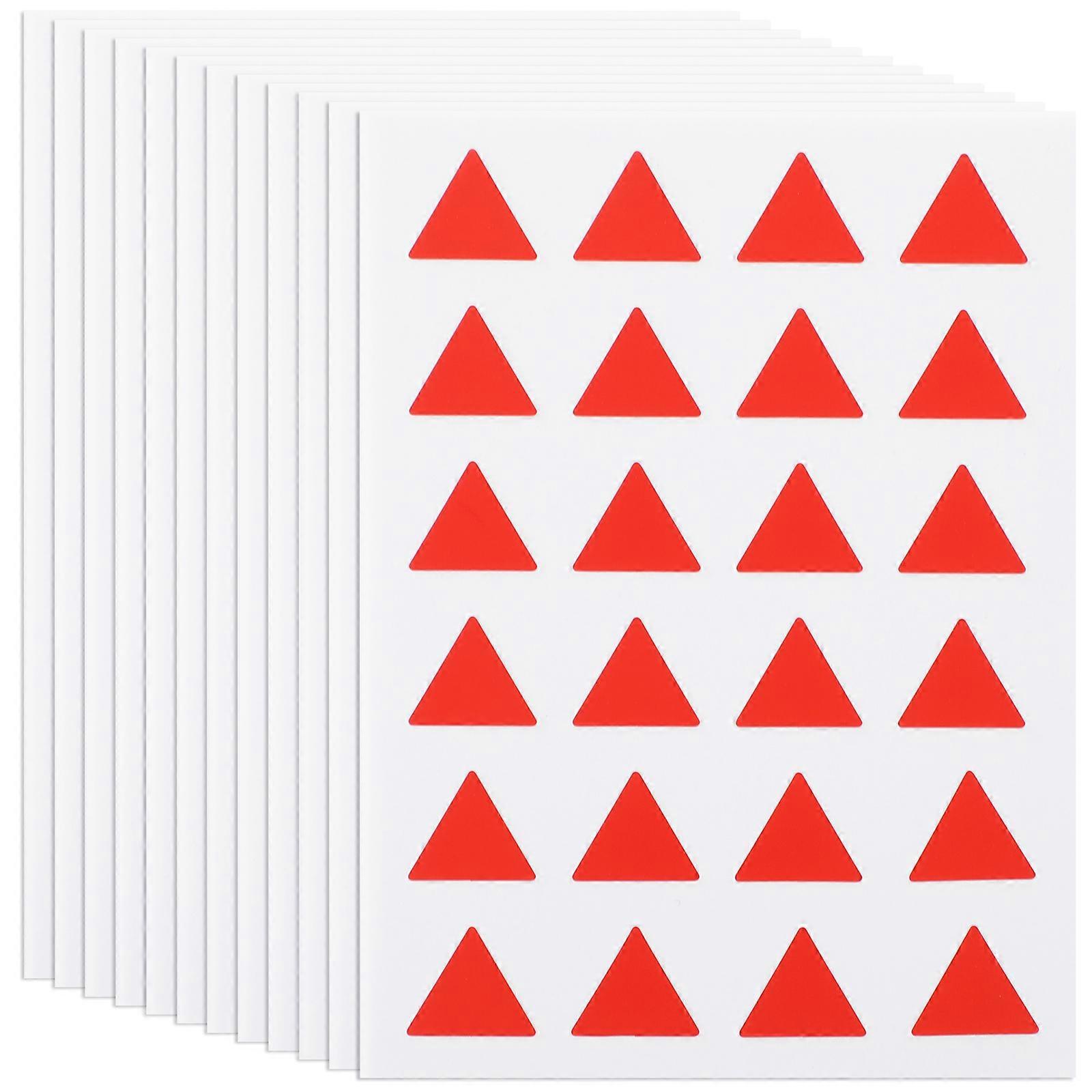 12 Blatt Selbstklebende Etikettenaufkleber, Dekorative Etikettenaufkleber Für Planer-12x9x0.1cm-red