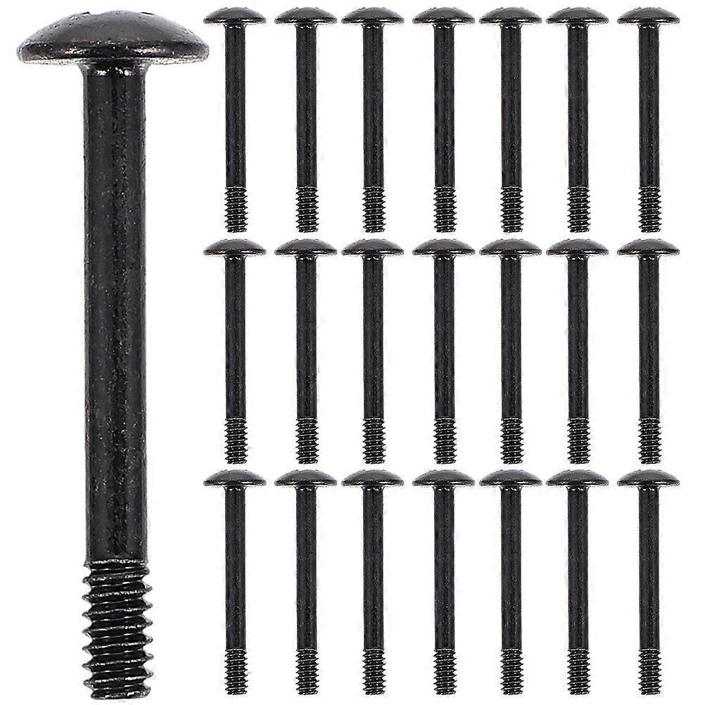 30 Stück Computerlüfterschrauben, Cpu-radiatorlüfterschrauben, Computergehäuseschrauben-3.00x0.90x0.70cm-black