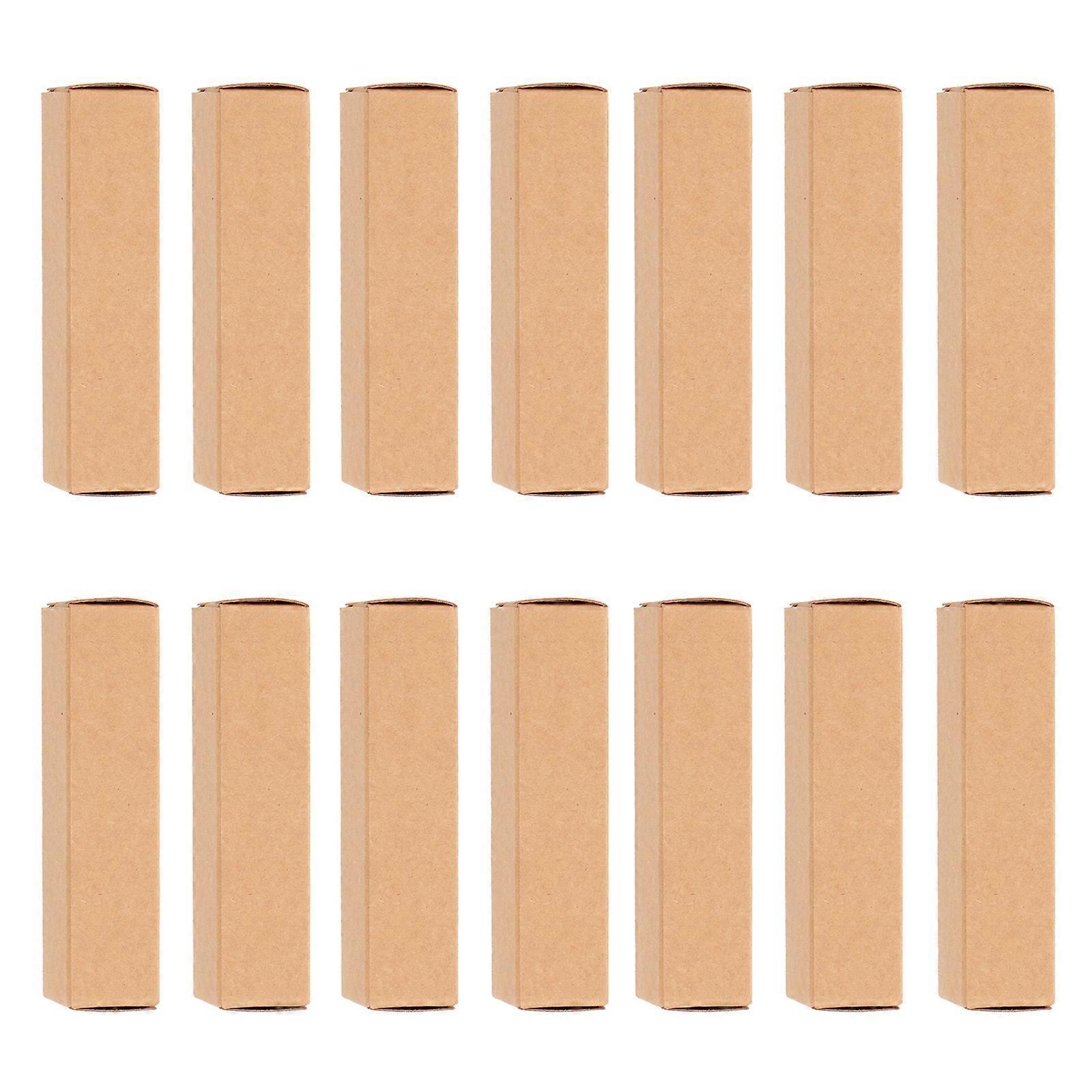 50 Stück Kraftpapierboxen, Kleine Geschenkverpackungen, Lippenstiftverpackungen-8.50x2.00x2.00cm